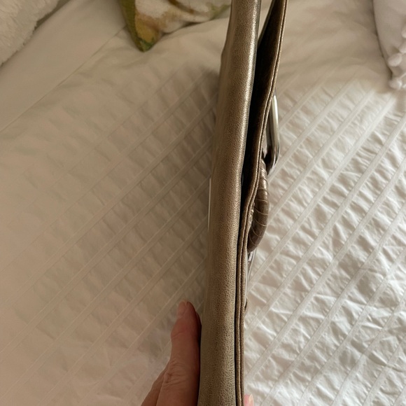 Michael Kors metallic leather clutch purse - Picture 4 of 4